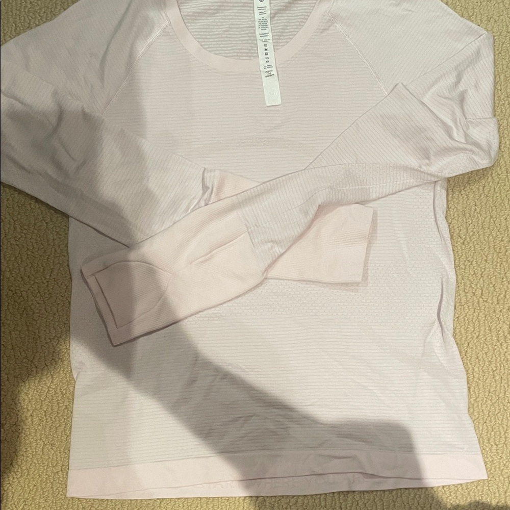 lululemon athletica Pink Long Sleeve Tee